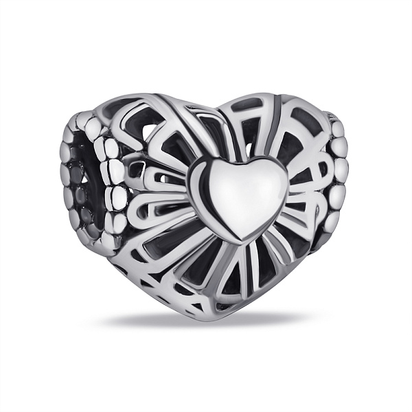 Серебряный шарм Сердце (арт. 7903/2053) – изображение 1