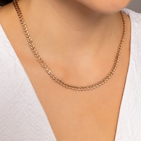 Колье из красного золота (арт. 350540) – изображение 2