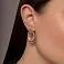 Серьги-подвески из красного золота (арт. 1092090) – изображение 2