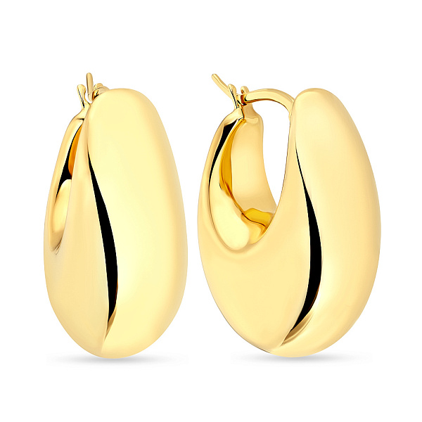 Серьги кольца из золота Francelli (арт. е108237/20ж) – изображение 1