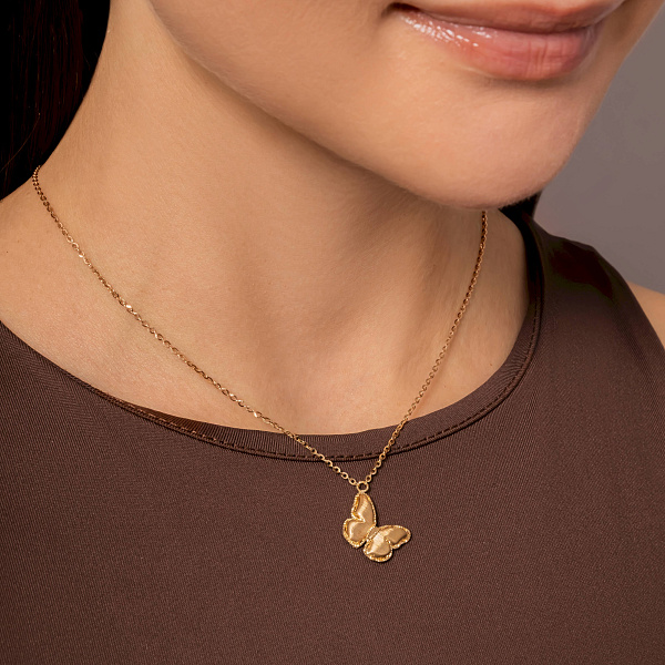 Золоте кольє Метелик Francellі (арт. 352450ж) – зображення 3