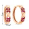 Серьги из красного золота с рубином (арт. 111292/1Пр) – изображение 4