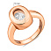Золотое кольцо с фианитом (арт. 150852) – изображение 2
