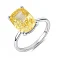 Серебряное кольцо с крупным фианитом (арт. 7501/2184874цж) – изображение 1