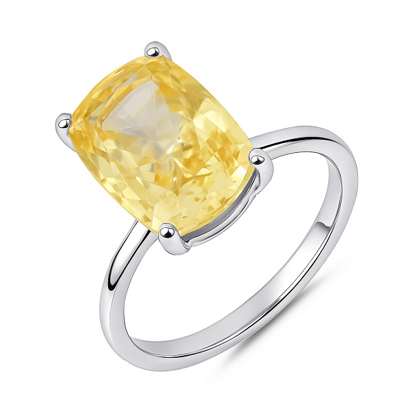 Серебряное кольцо с крупным фианитом (арт. 7501/2184874цж) – изображение 1