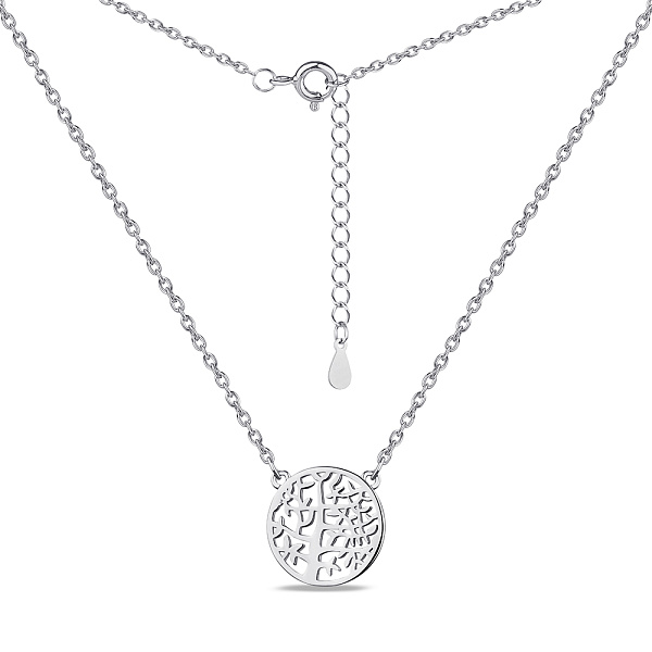 Серебряное колье без камней (арт. 7507/1972) – изображение 2