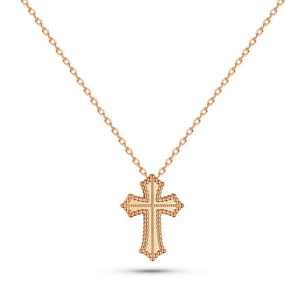 Золотое колье Крестик (арт. 353003) – изображение 1
