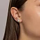 Золотые серьги с бриллиантами (арт. С341591040б) – изображение 2