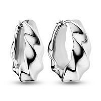 Сережки кільця Francelli з білого золота (арт. е105947/25б)