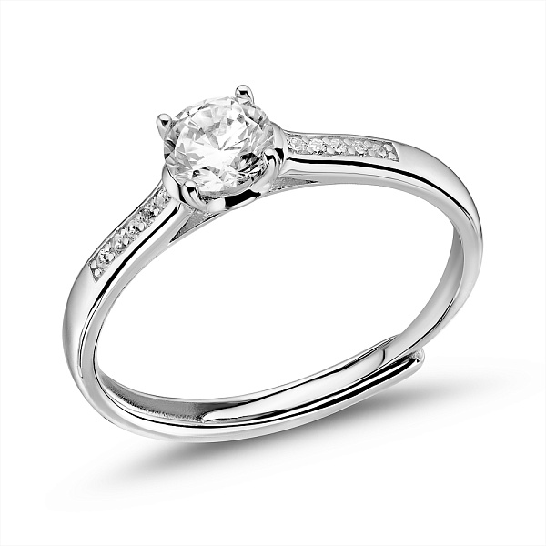 Серебряное кольцо с фианитами (арт. 7501/8086) – изображение 1
