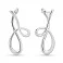 Серебряные серьги без камней (арт. 7502/9801) – изображение 1