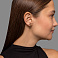 Серьги Цепи из красного золота (арт. 111180) – изображение 3