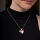 Колье из красного золота с сердцем (арт. 353057) – изображение 2