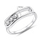 Серебряное кольцо с фианитами (арт. 7501/8743) – изображение 2