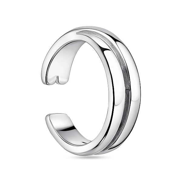 Серебряная каффа-моносерьга без камней (арт. 7502/20165ря) – изображение 1