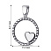 Серебряный кулон с фианитами (арт. 7503/4203) – изображение 2