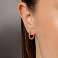 Серьги-кольца из красного золота (арт. 107823/15) – изображение 2