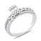 Серебряное кольцо с фианитами (арт. 7501/8508) – изображение 3