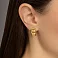 Серьги из желтого золота (арт. 110702ж) – изображение 2