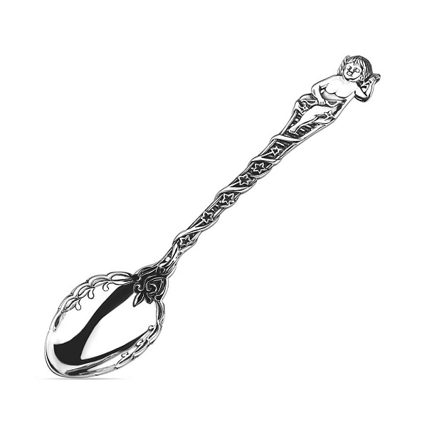 Ложка из серебра чайная "Ангел" (арт. 7922/8100476) – изображение 1