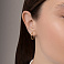 Золотые серьги-кольца (арт. 122600/15ж) – изображение 2