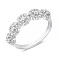 Серебряное кольцо Цветок с фианитами (арт. 7501/8536) – изображение 1