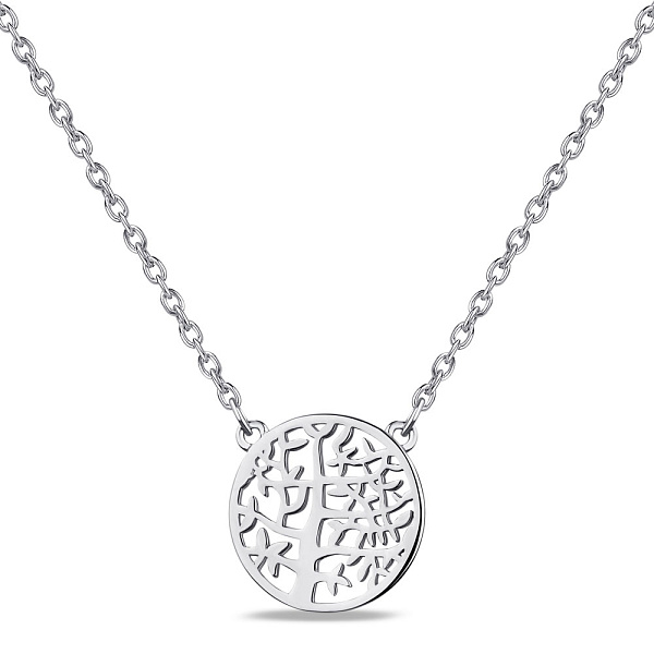 Серебряное колье без камней (арт. 7507/1972) – изображение 1