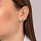 Золоті сережки-пусети з діамантами (арт. Т011667010) – зображення 2