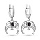 Серебряные серьги с авантюрином (арт. 7502/2399Авч) – изображение 1