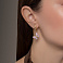Сережки золотые Francelli Бабочки (арт. 109736жкмр) – изображение 2