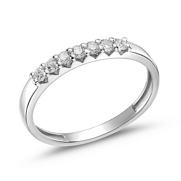 Золотое кольцо с бриллиантами (арт. К011124020б) – изображение 1