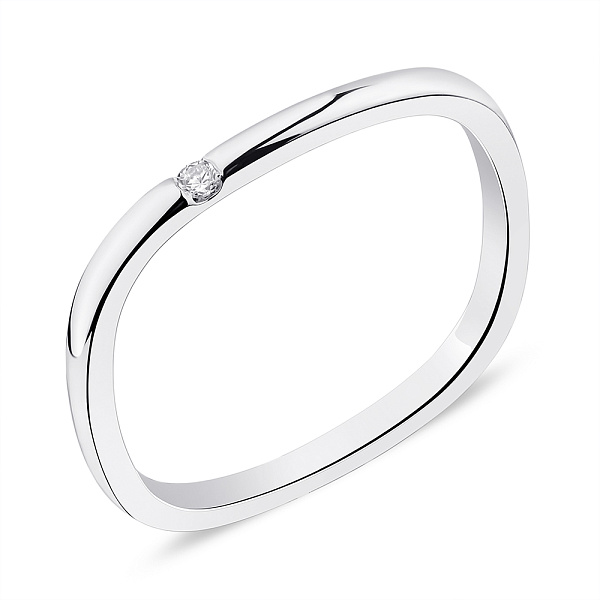 Серебряное кольцо Trendy Style с фианитом (арт. 7501/6232) – изображение 1