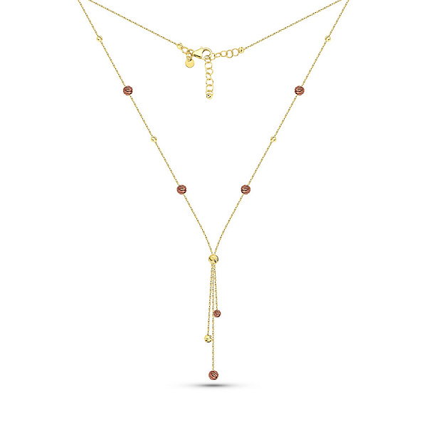 Золотое колье Francelli (арт. 352586жкр) – изображение 2
