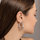 Серьги Francelli из белого золота (арт. е108239/35б) – изображение 3