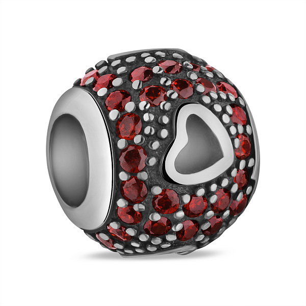 Серебряный шарм с альпинитами (арт. 7903/П5ФГ/753) – изображение 1