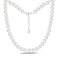 Серебряное колье с жемчужинами (арт. 7507/2678жб) – изображение 1