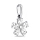 Серебряная подвеска Цветок с фианитами (арт. 7503/39093р) – изображение 1