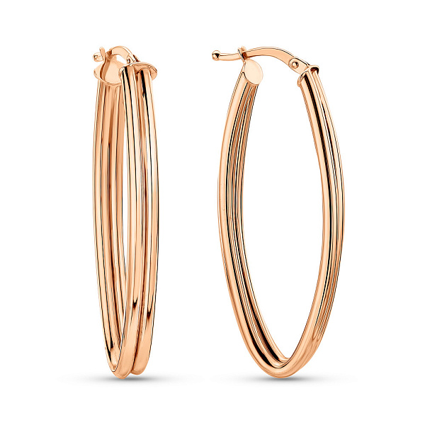 Серьги из красного золота (арт. 1091621/40) – изображение 1