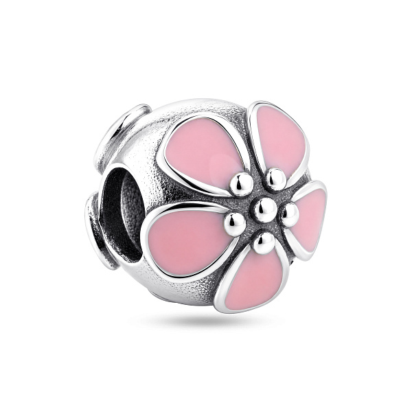 Серебряный шарм Цветок (арт. 7903/2306ер) – изображение 1
