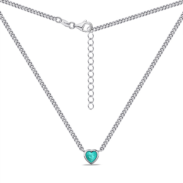 Серебряное колье с альпинитом (арт. 7507/2109аз) – изображение 2