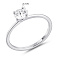 Серебряное кольцо с фианитом (арт. 7501/8325/2) – изображение 2