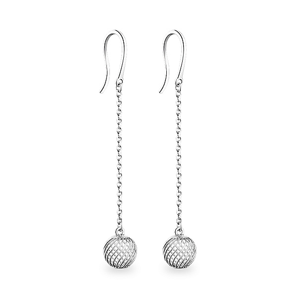 Длинные серьги из серебра (арт. 7502/261738) – изображение 1