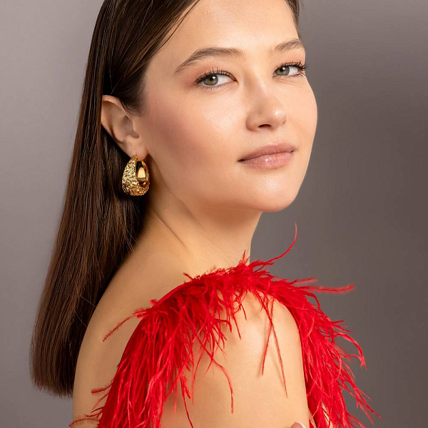 Серьги Francelli из желтого золота (арт. е1091765/30ж) – изображение 4