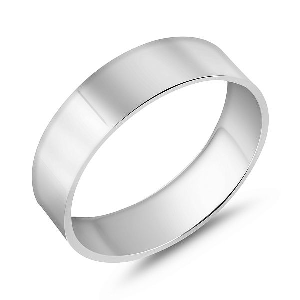 Обручальное кольцо Американка из белого золота (арт. 239180б) – изображение 1