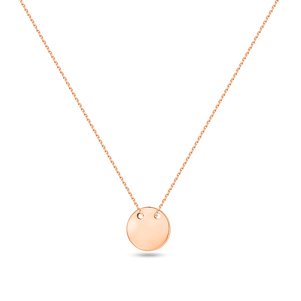 Золотое колье Монета (арт. 350619/9) – изображение 1