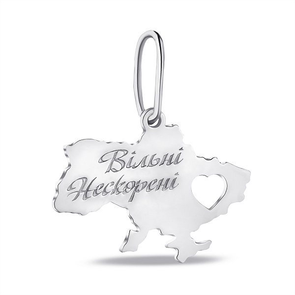 Серебряный подвес Вільні-Нескорені (арт. 7503/А206/1пю) – изображение 1