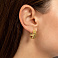 Серьги Francelli из желтого золота (арт. 1091861/15ж) – изображение 4