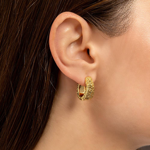 Серьги Francelli из желтого золота (арт. 1091861/15ж) – изображение 4