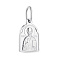 Серебряная ладанка без камней (арт. 7517/2-4163.0.2) – изображение 1