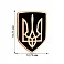 Золотой значок Герб Украины-Трезубец с эмалью (арт. 360193ч) – изображение 6